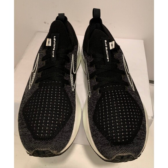 Brooks Levitate GTS 5 Running Stealth Fit Shoes Ebony Black US Women Size 8 - Picture 3 of 7